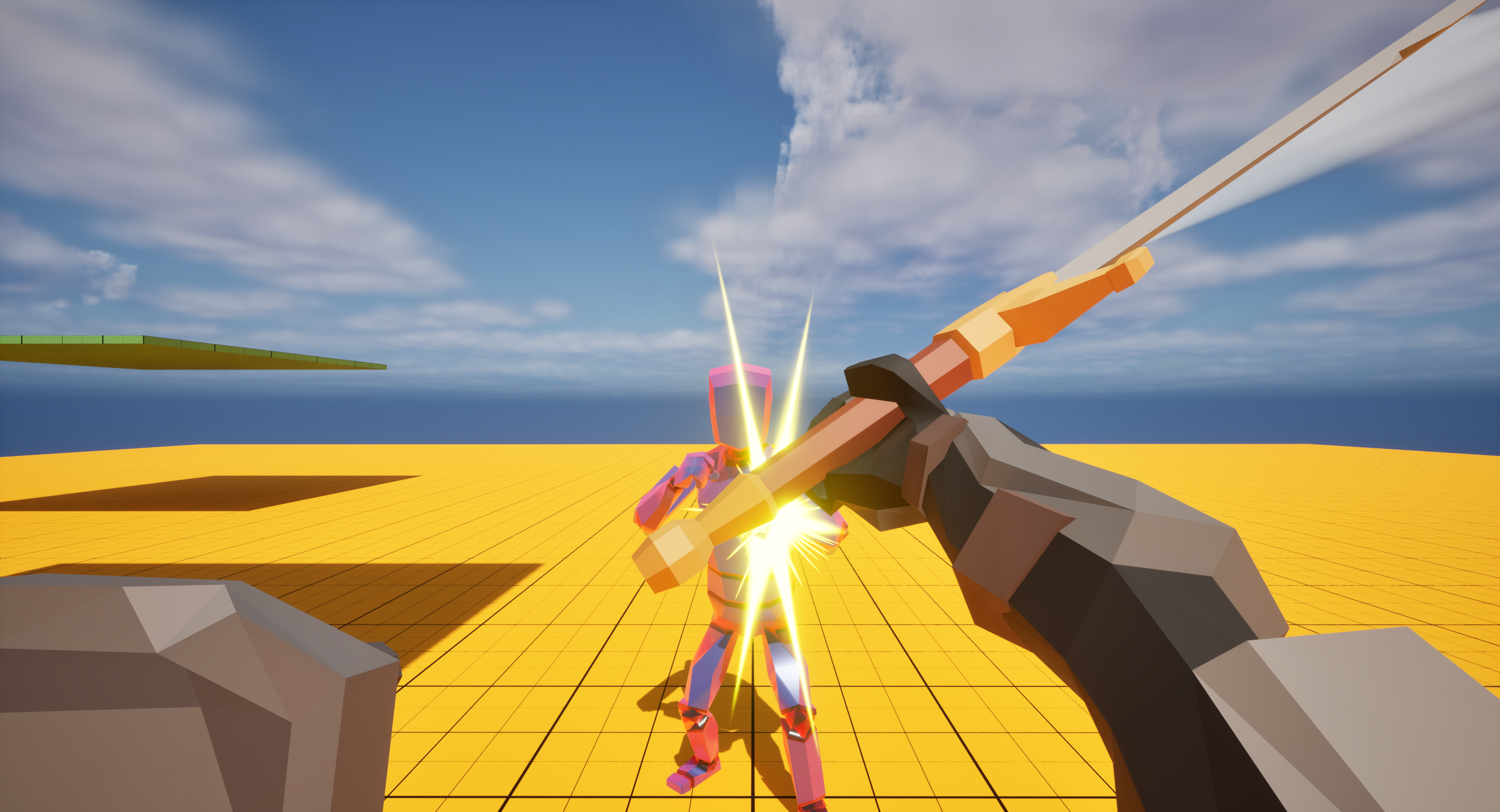 Misplaced hit VFX