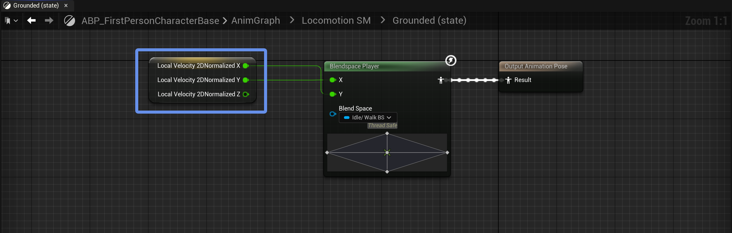 Blend space player final