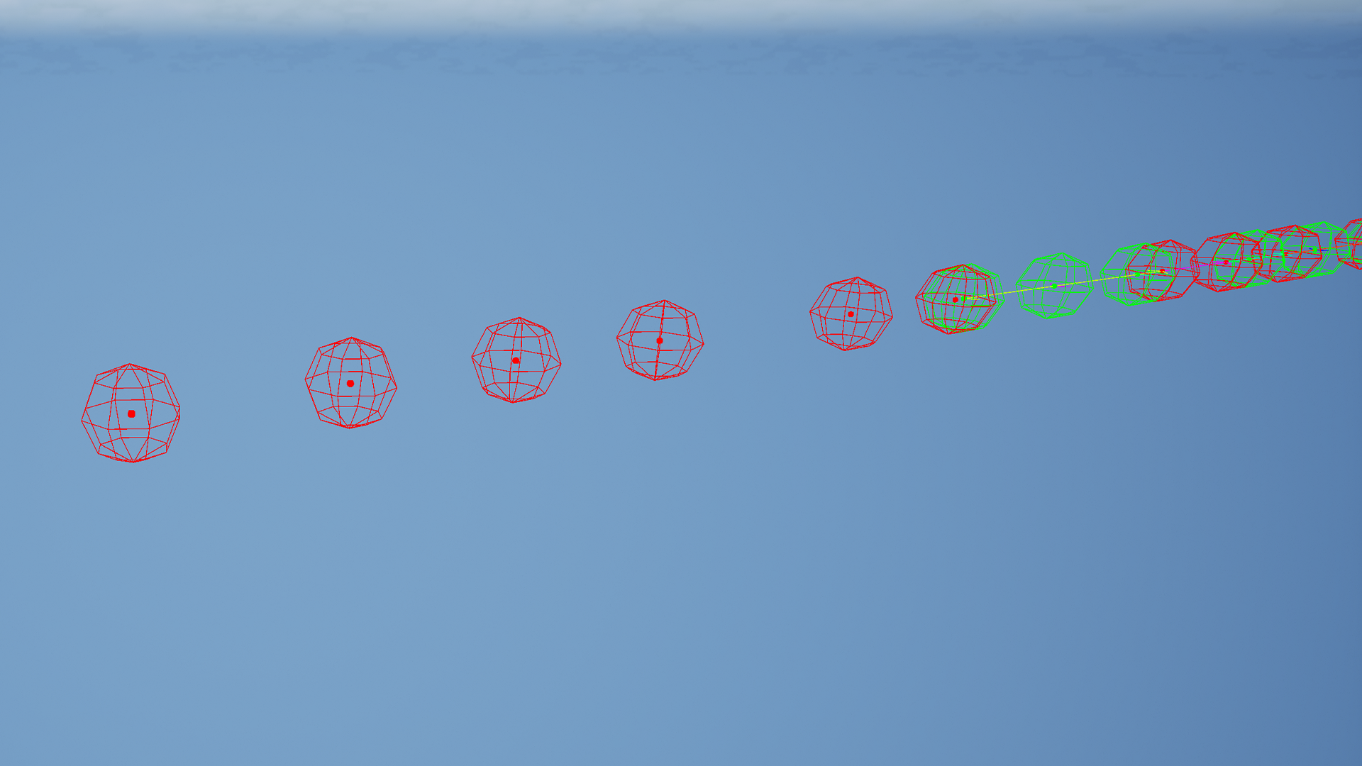 Unlinked fake projectile debug draws